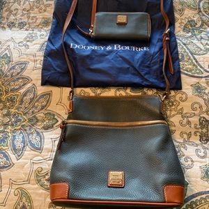 Dooney & Bourke Crossbody and Wristlet